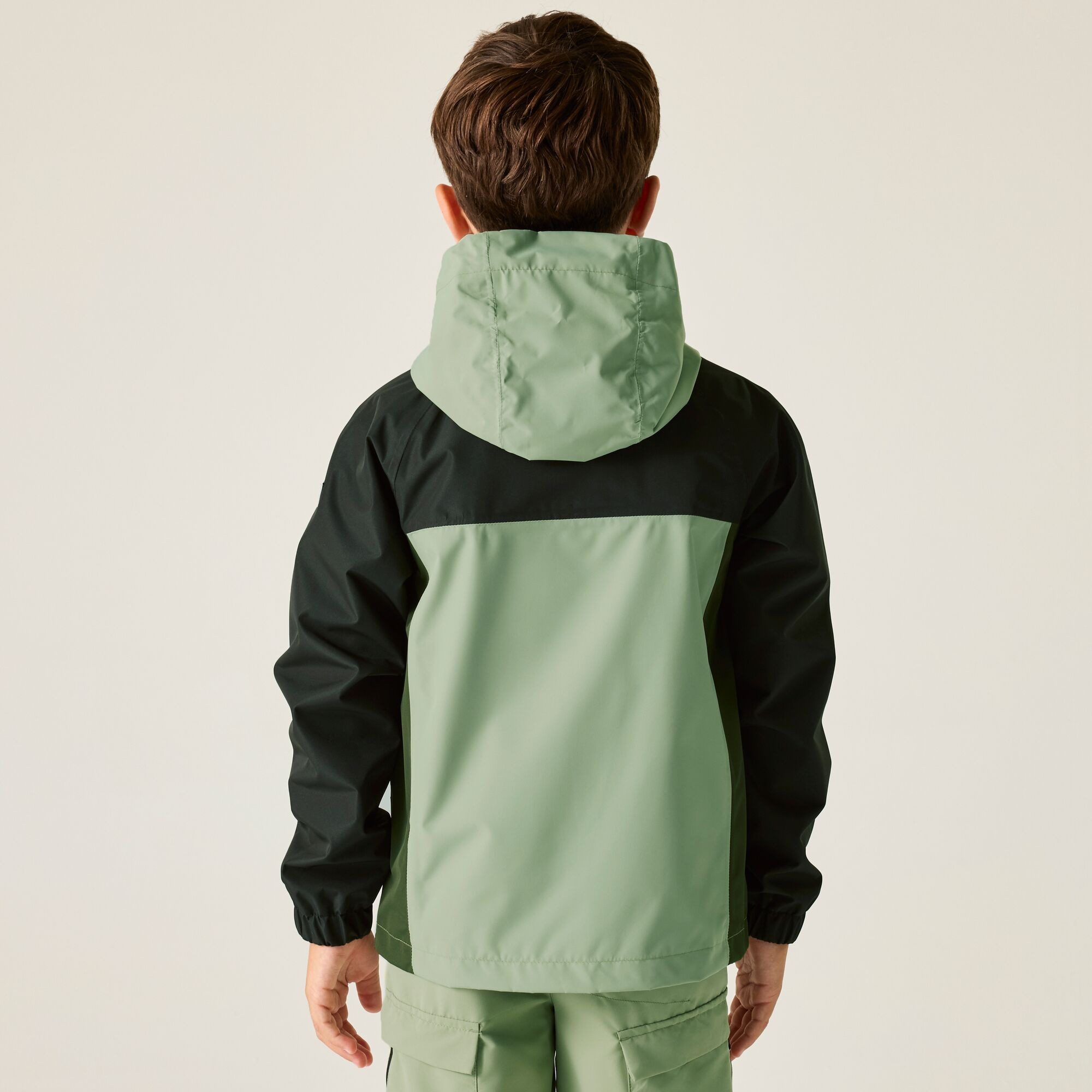 Regatta   Kurtka dziecięca przeciwdeszczowa z membraną Hanleigh Zielony