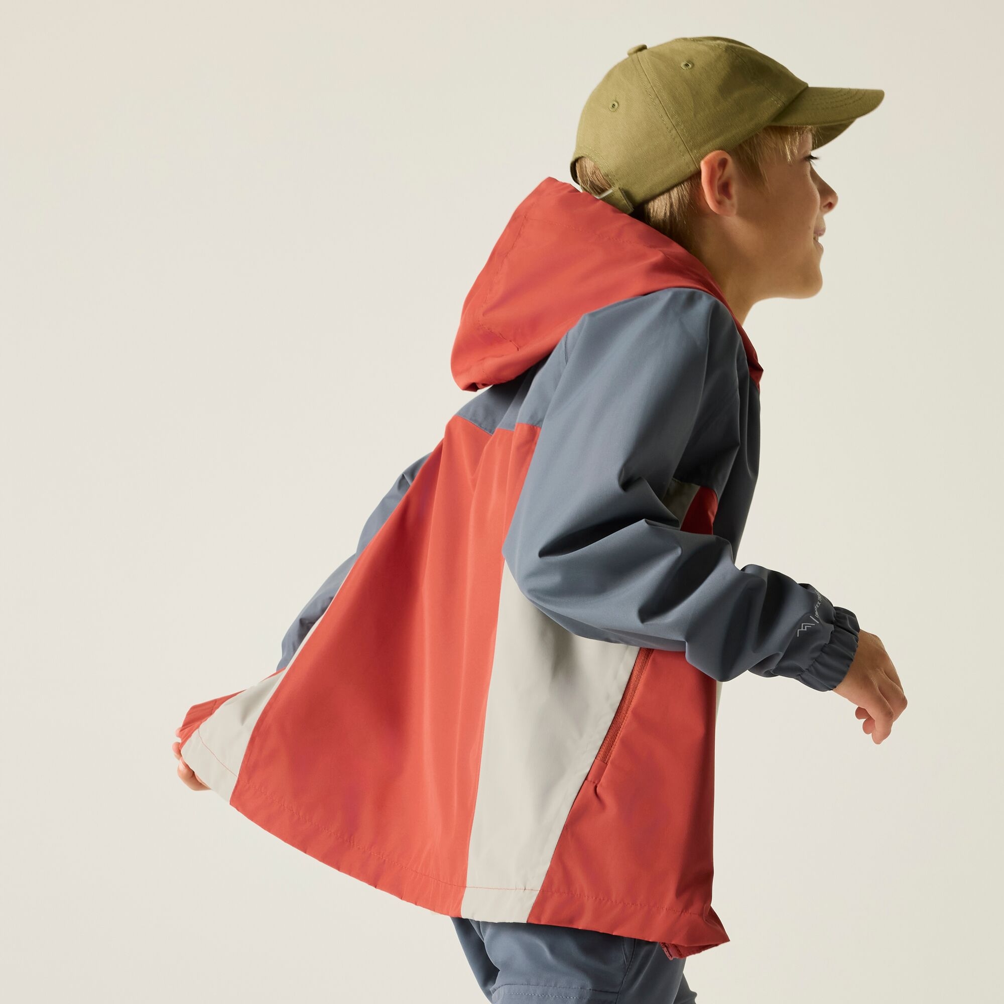 Regatta Kurtka dziecięca przeciwdeszczowa z membraną Hanleigh Czerwony