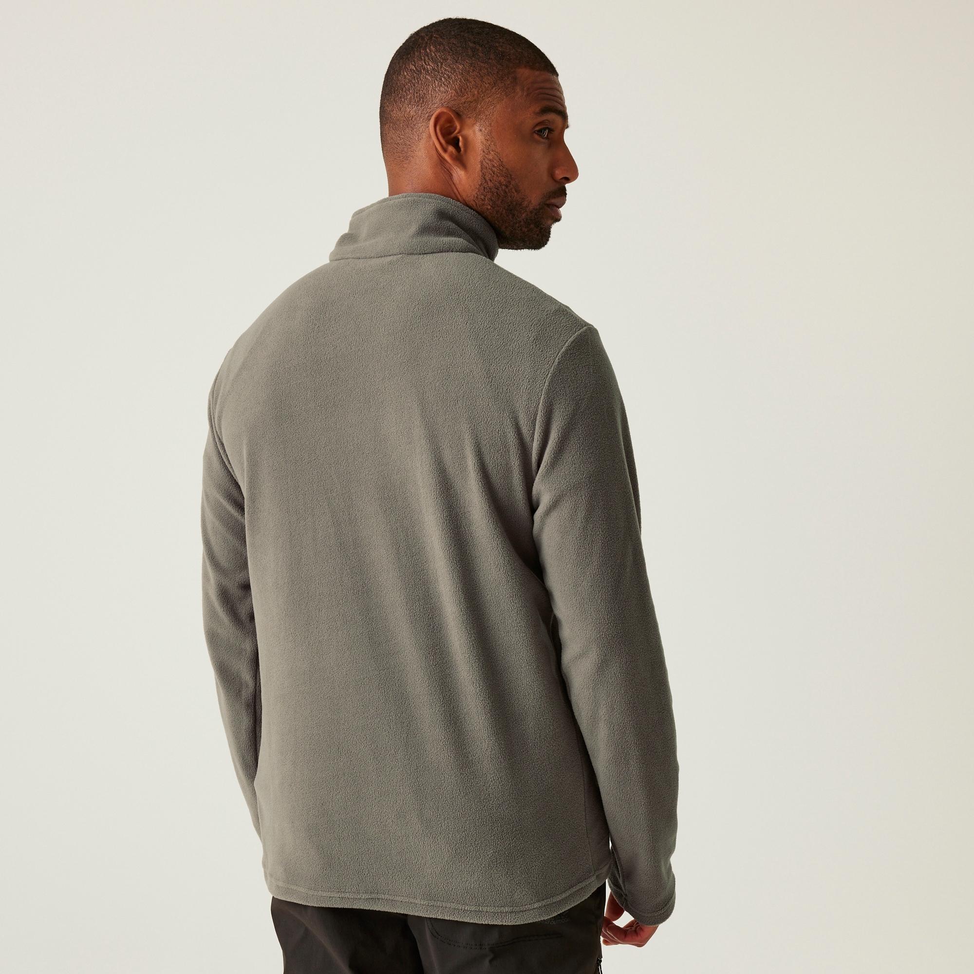 Regatta Regatta Polar męski z suwakiem 1/2 Thompson Brązowy