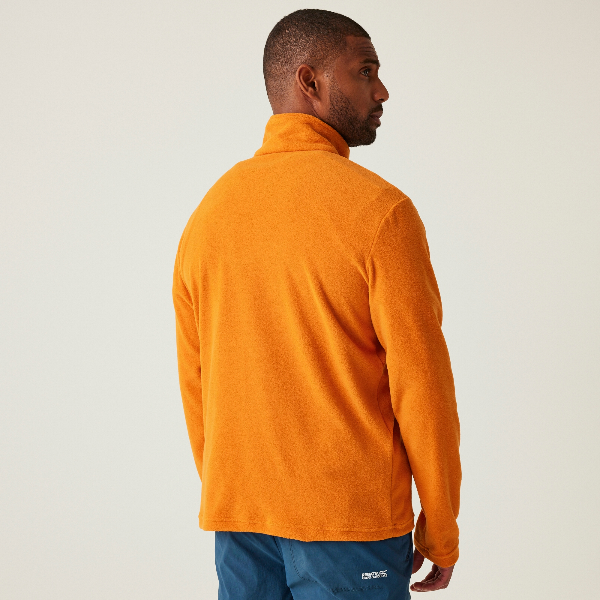 Regatta Polar męski z suwakiem 1/2 Thompson Pomarańczowy