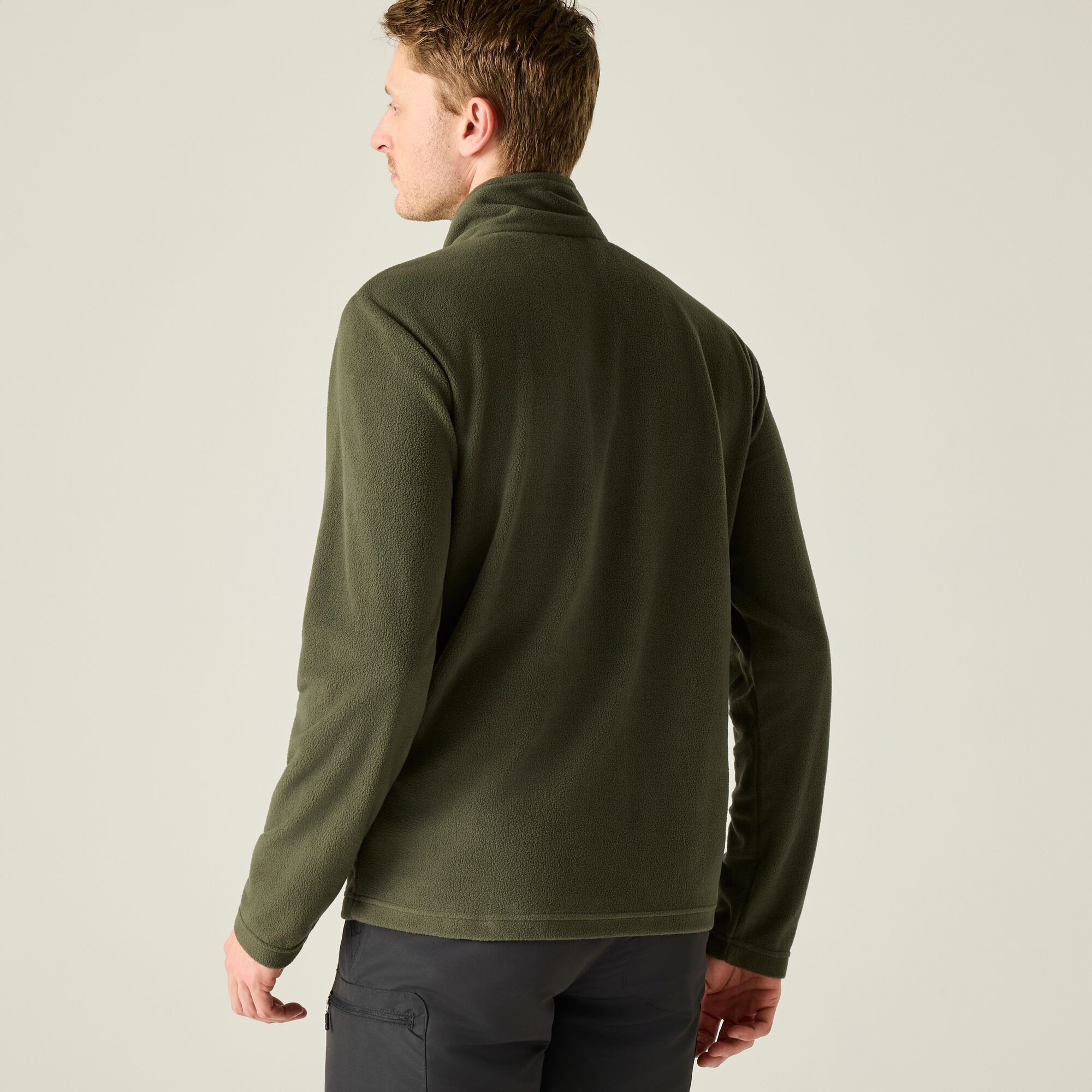 Regatta Polar męski z suwakiem 1/2 Thompson Ciemne khaki