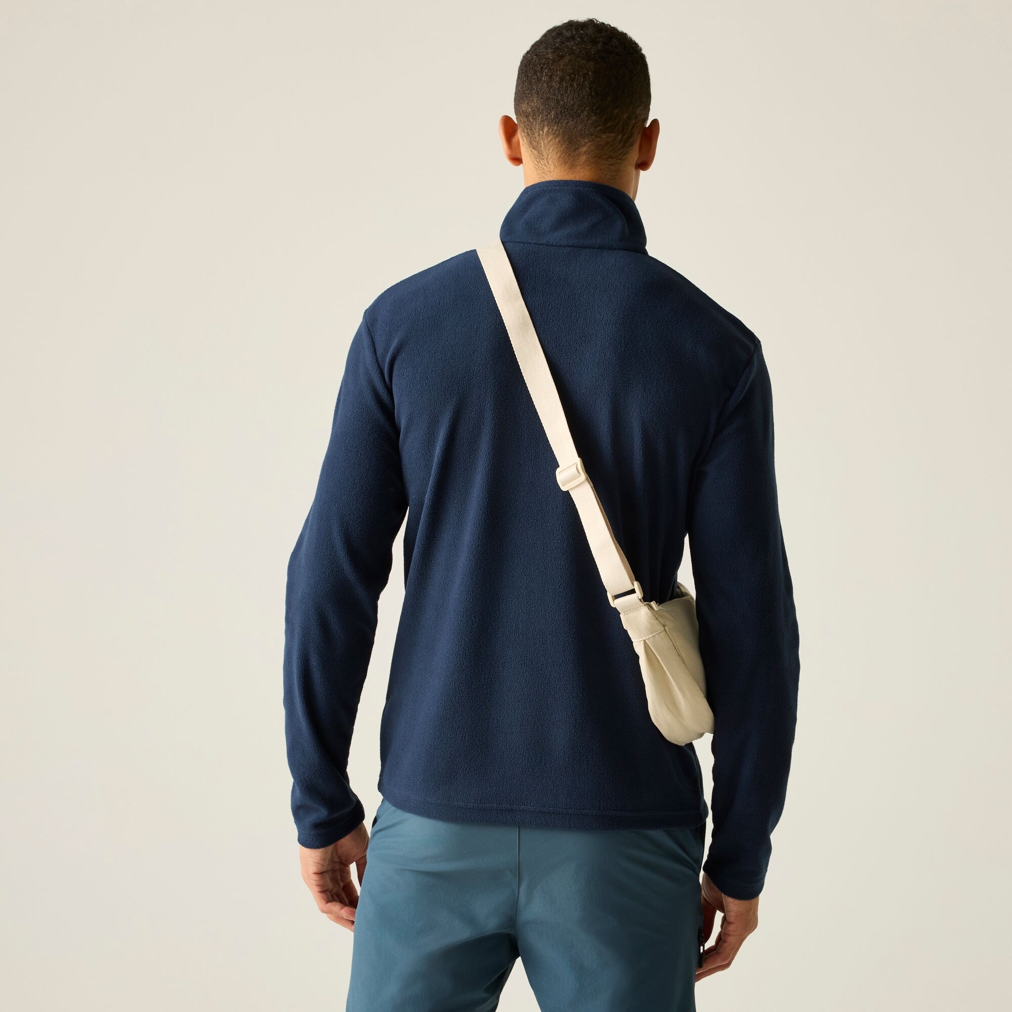 Regatta   Polar męski z suwakiem 1/2 Thompson Niebieski