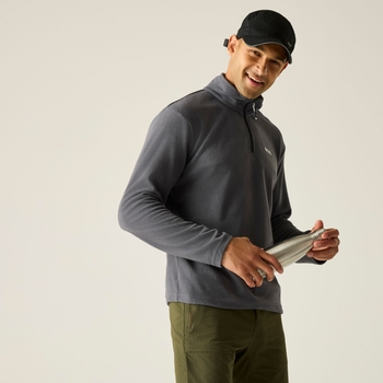Men's Thompson Lightweight Half Zip Fleece Iron