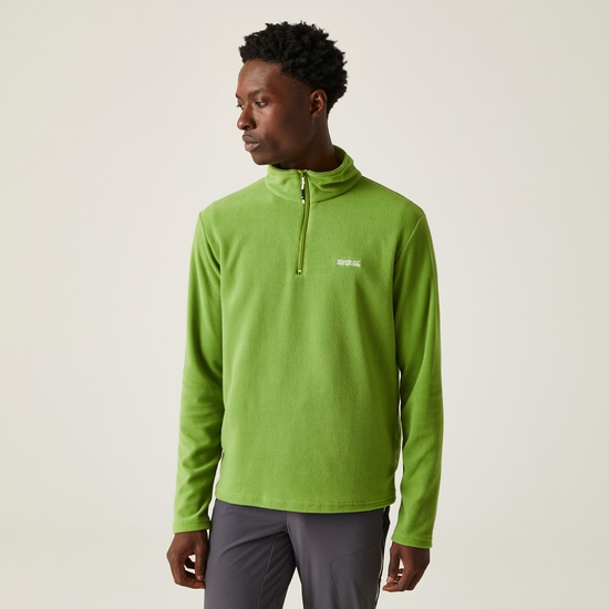 Men's Thompson Lightweight Half Zip Fleece Piquant Green