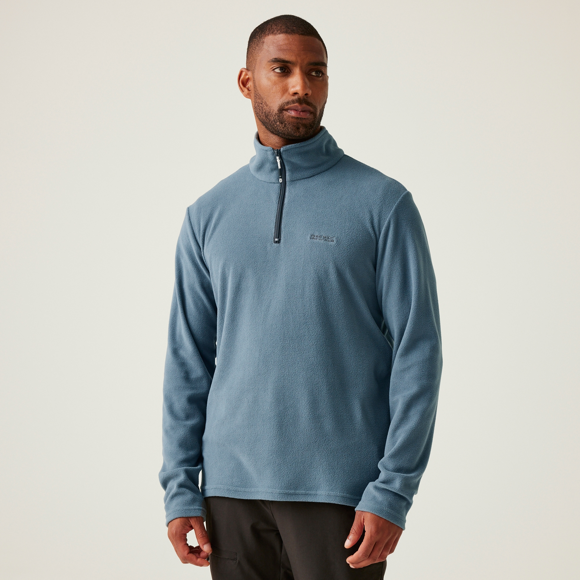 Regatta Męski Polar z Suwakiem Thompson Niebieski, Rozmiar: 5XL