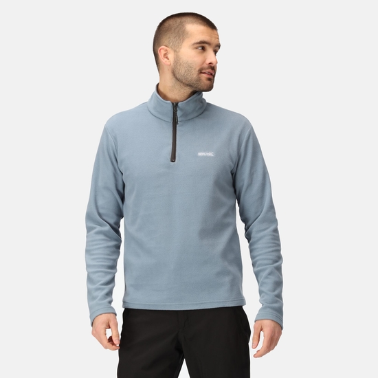 Men's Thompson Lightweight Half Zip Fleece Grey Mirage