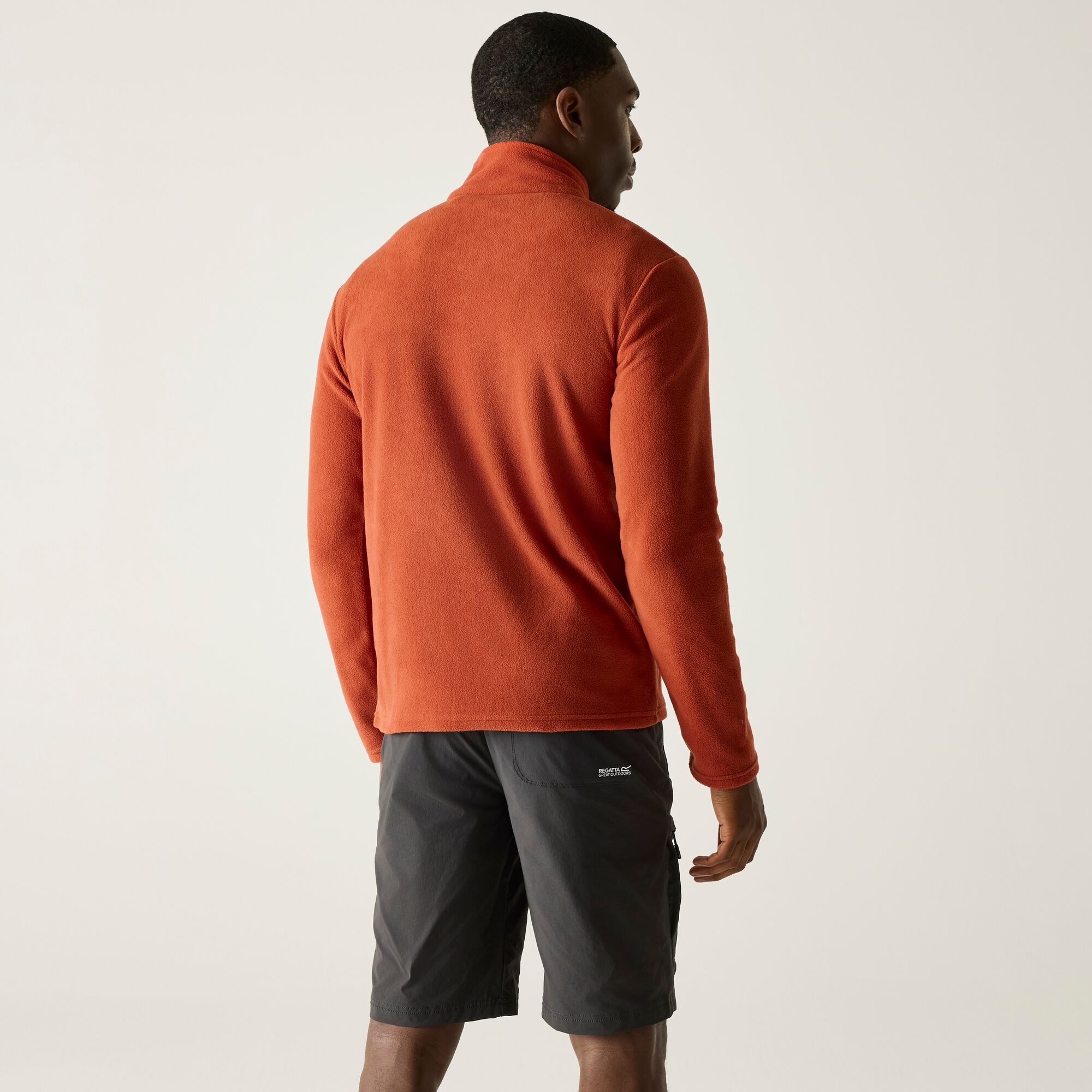 Regatta   Polar męski z suwakiem 1/2 Thompson Czerwony