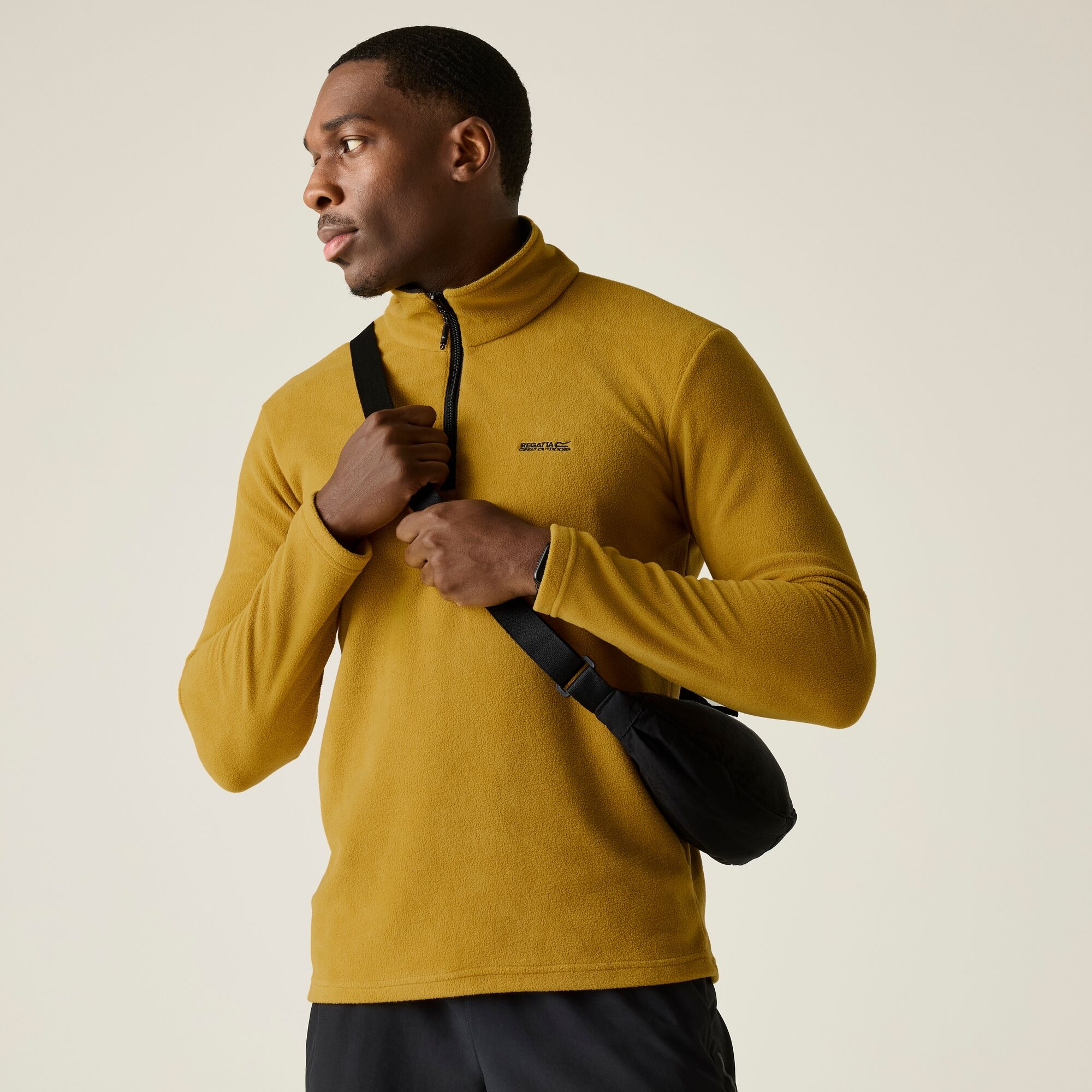 Regatta Polar męski z suwakiem 1/2 Thompson Brązowy