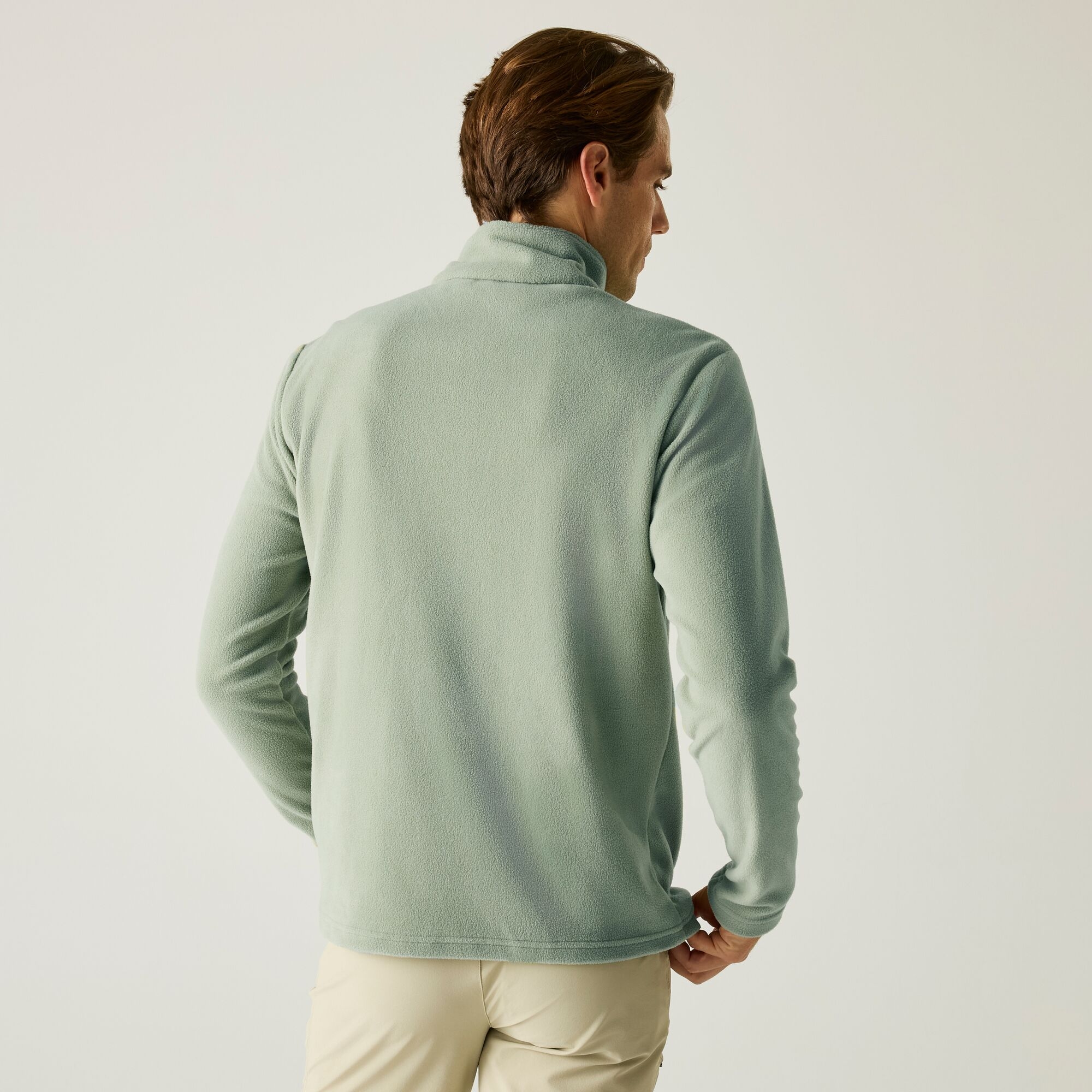 Regatta Polar męski z suwakiem 1/2 Thompson Zielony