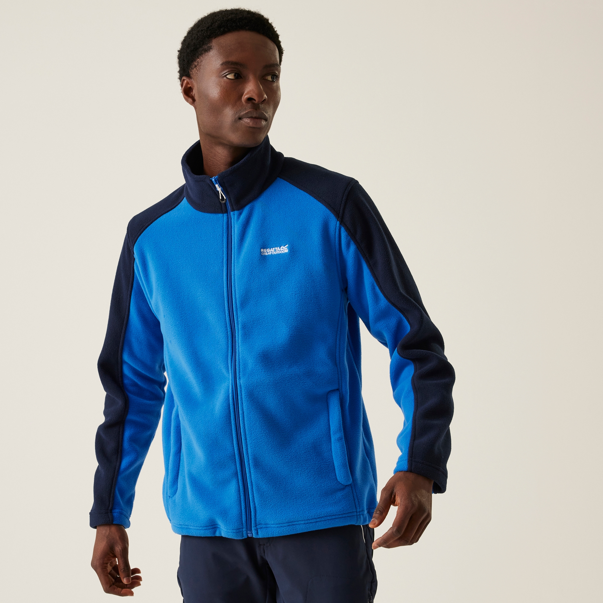 Regatta Men's Hedman II Heavyweight Full Zip Fleece Oxford Blue Navy, Size: M