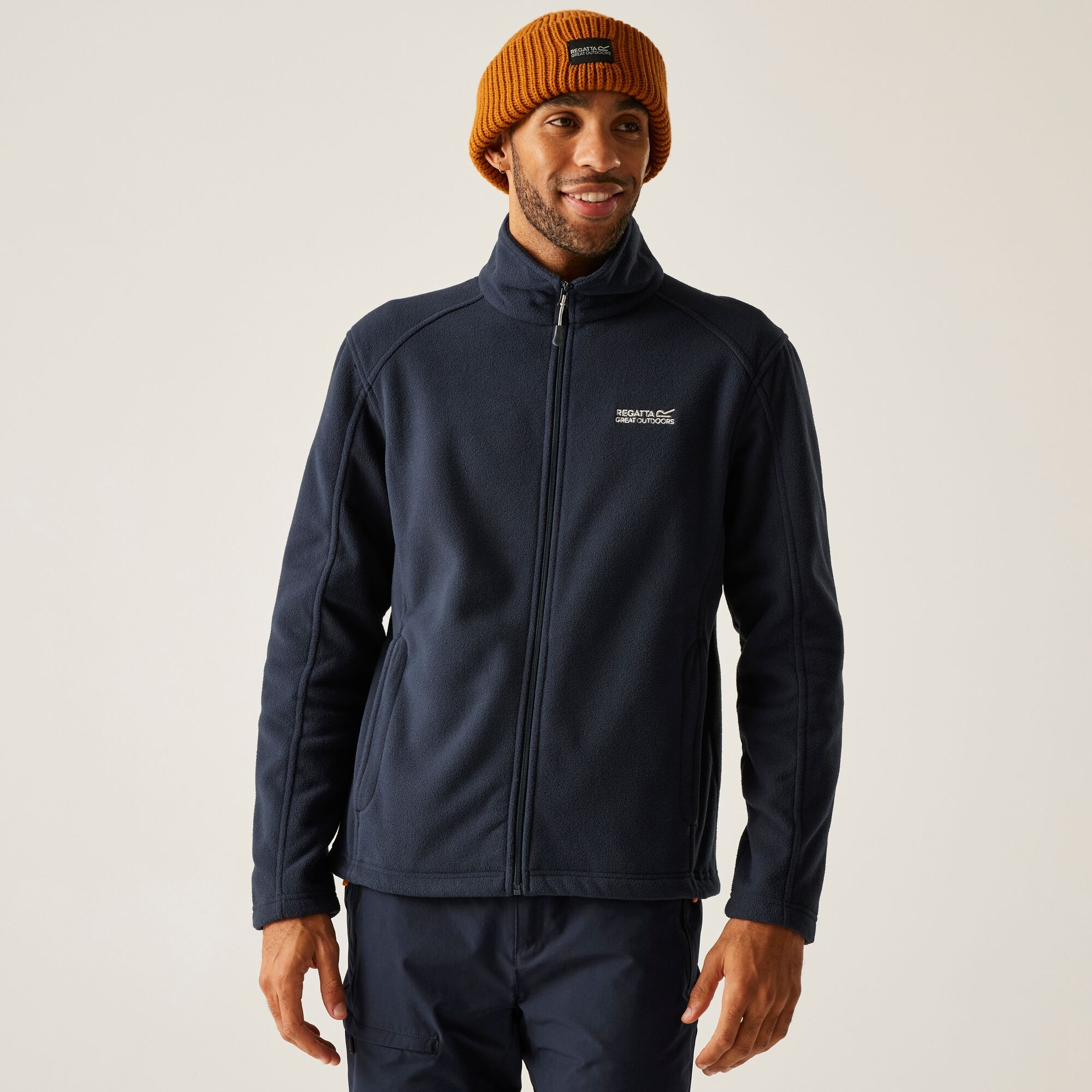 Regatta Polar męski rozsuwany Hedman II Granatowy