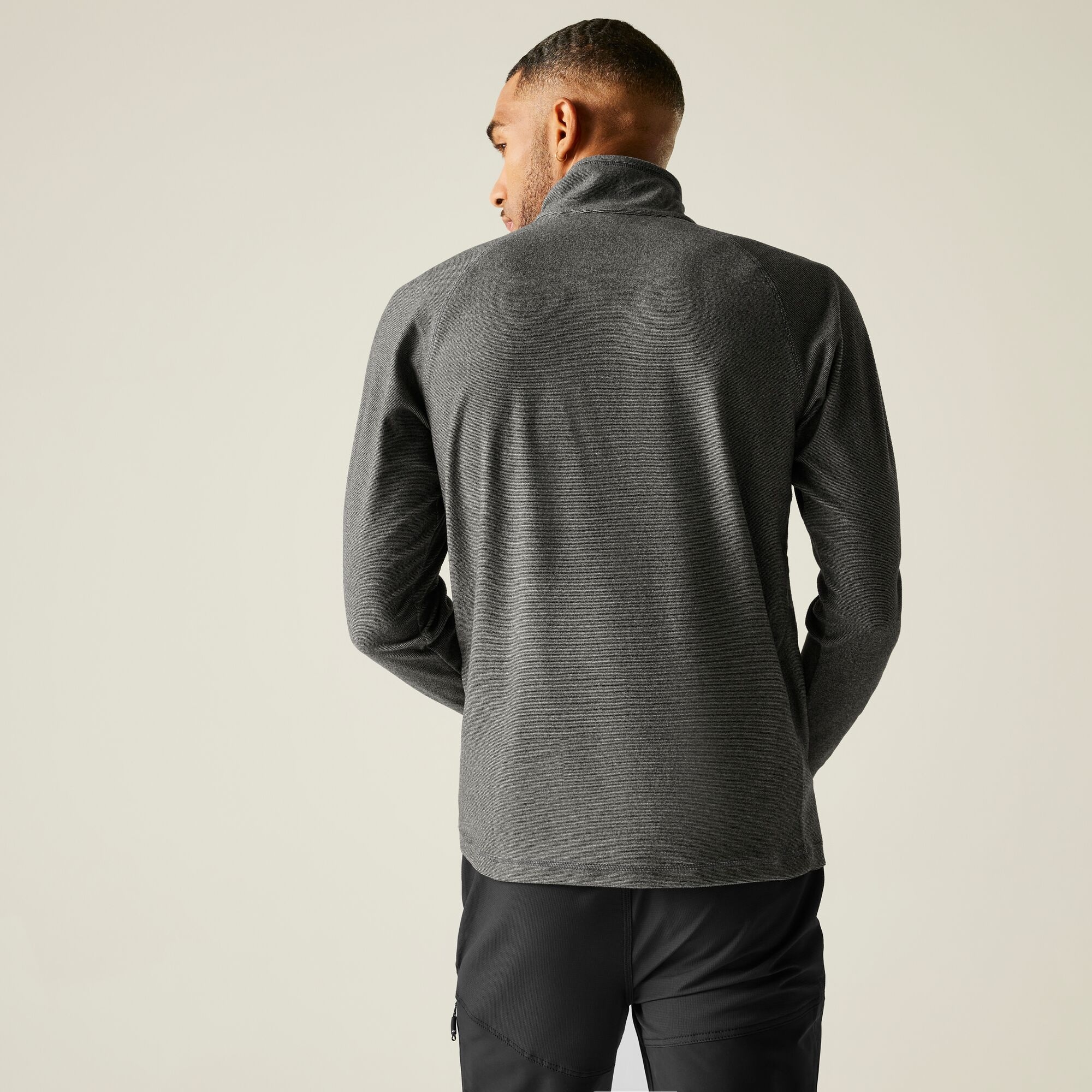 Regatta Polar męski z suwakiem 1/2 Montes Jasnoszary