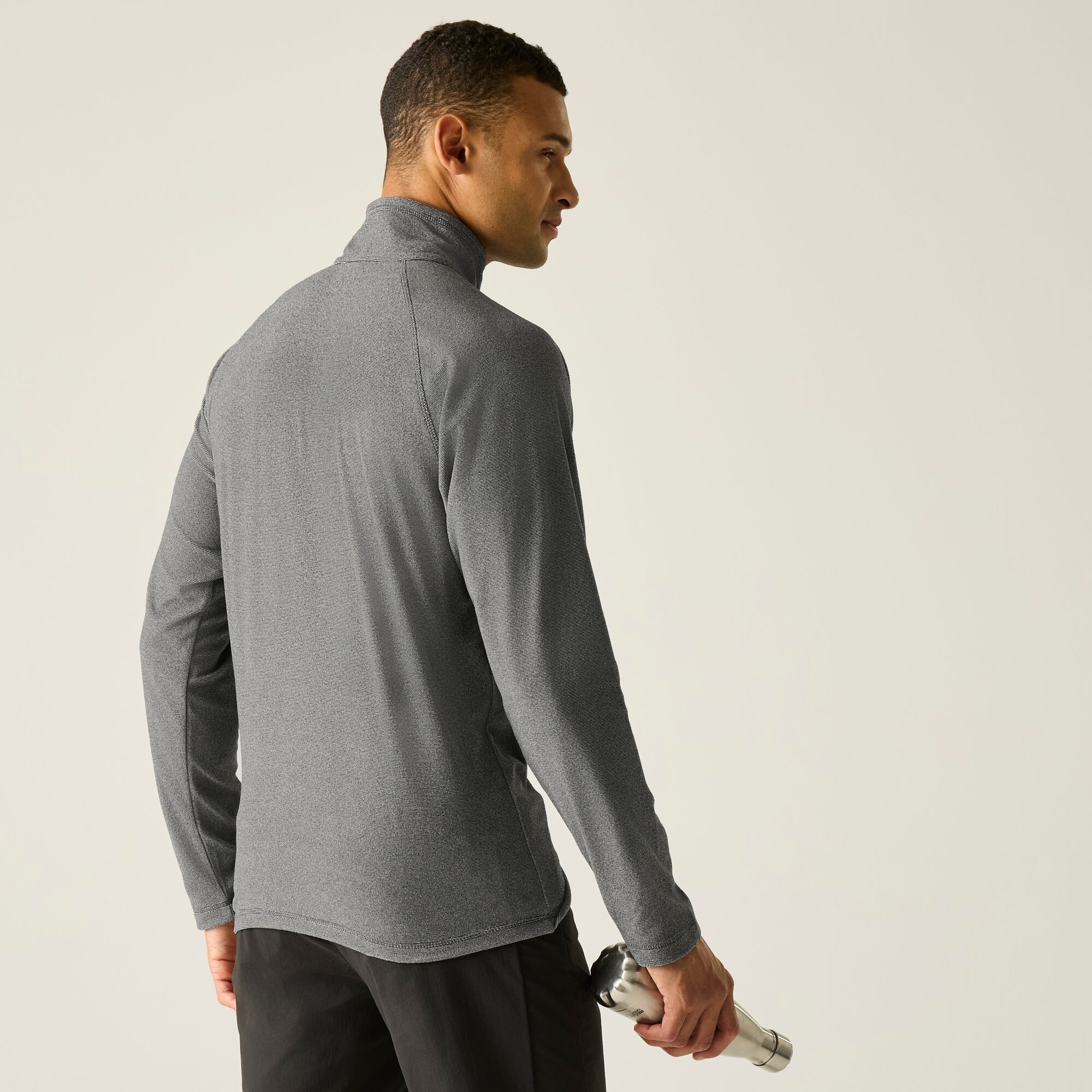 Regatta   Polar męski z suwakiem 1/2 Montes Szary