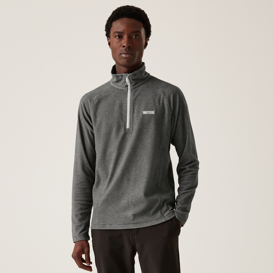 Men's Montes Lightweight Half Zip Fleece Light Steel 