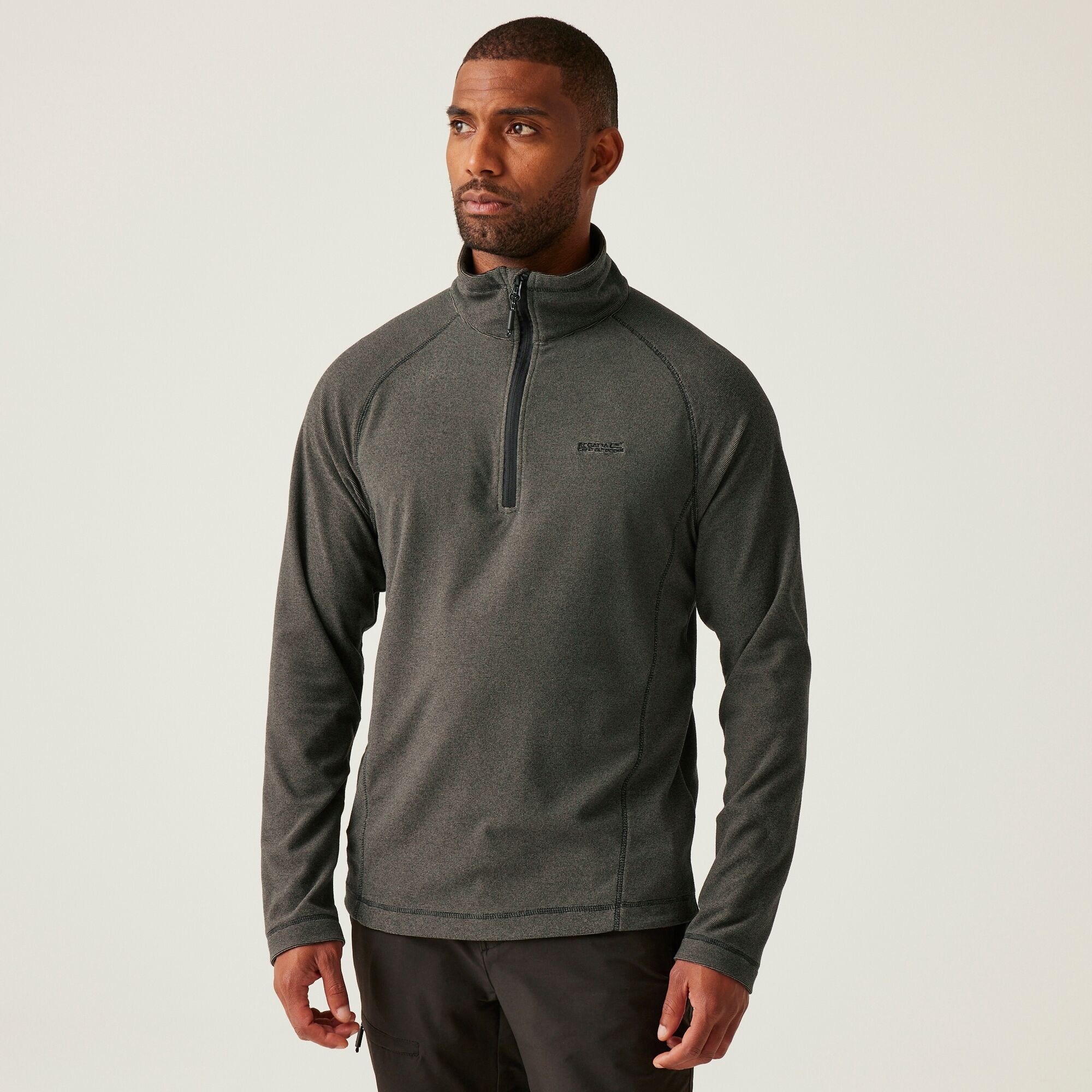 Regatta Regatta Polar męski z suwakiem 1/2 Montes Brązowy