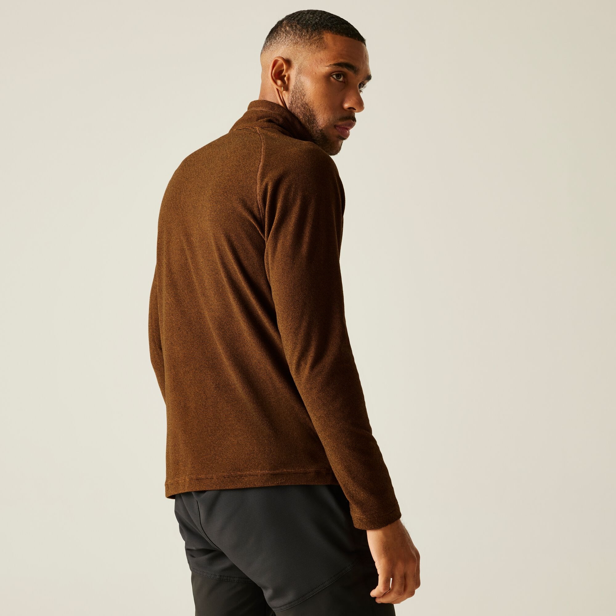 Regatta Polar męski z suwakiem 1/2 Montes Pomarańczowy