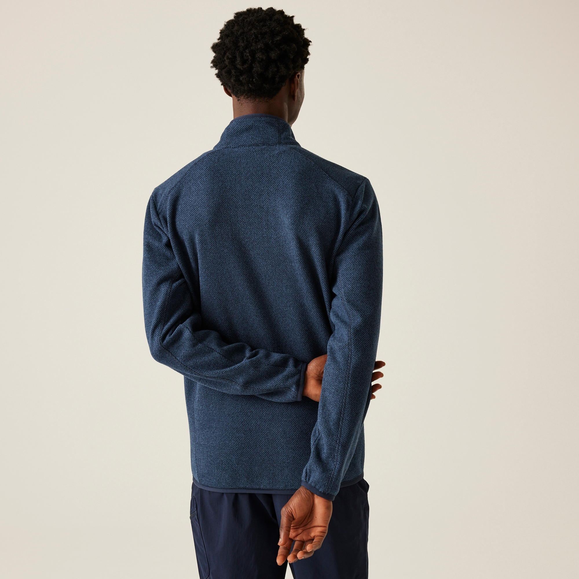 Regatta Męski polar z suwakiem Torrens Granatowy