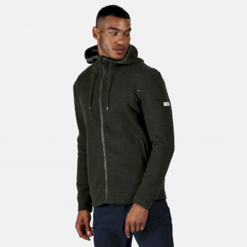 Regatta Men/'s Madagascar Full Zip Heavyweight Hooded Fleece Grey
