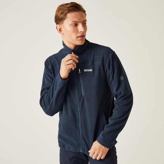 Men's Fellard Lightweight Full Zip Fleece Navy 