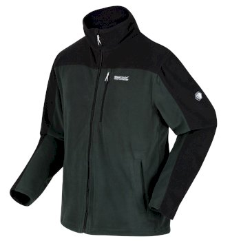 Men's Fellard Lightweight Full Zip Fleece Deep Forest Black