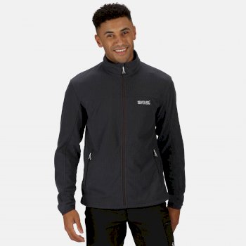 Men's Stanner Full Zip Lightweight Grid Fleece Seal Grey