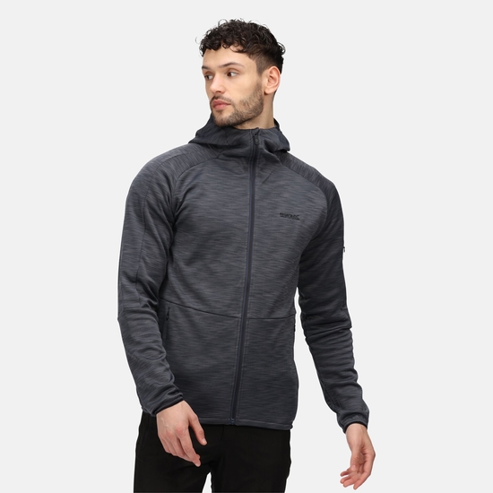 Ryedale II Homme Polaire zippé à capuche Gris