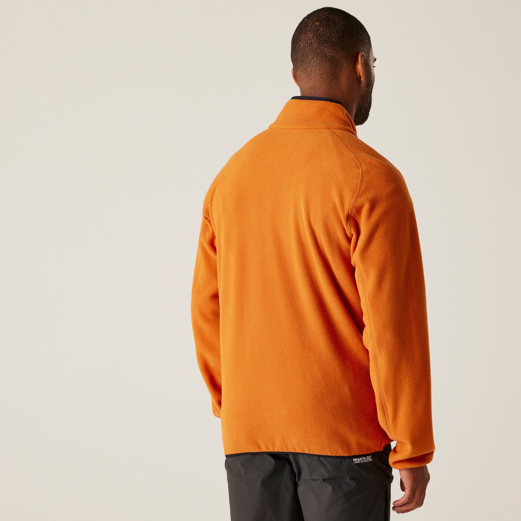 Regatta   Polar męski rozsuwany Hadfield Pomarańczowy