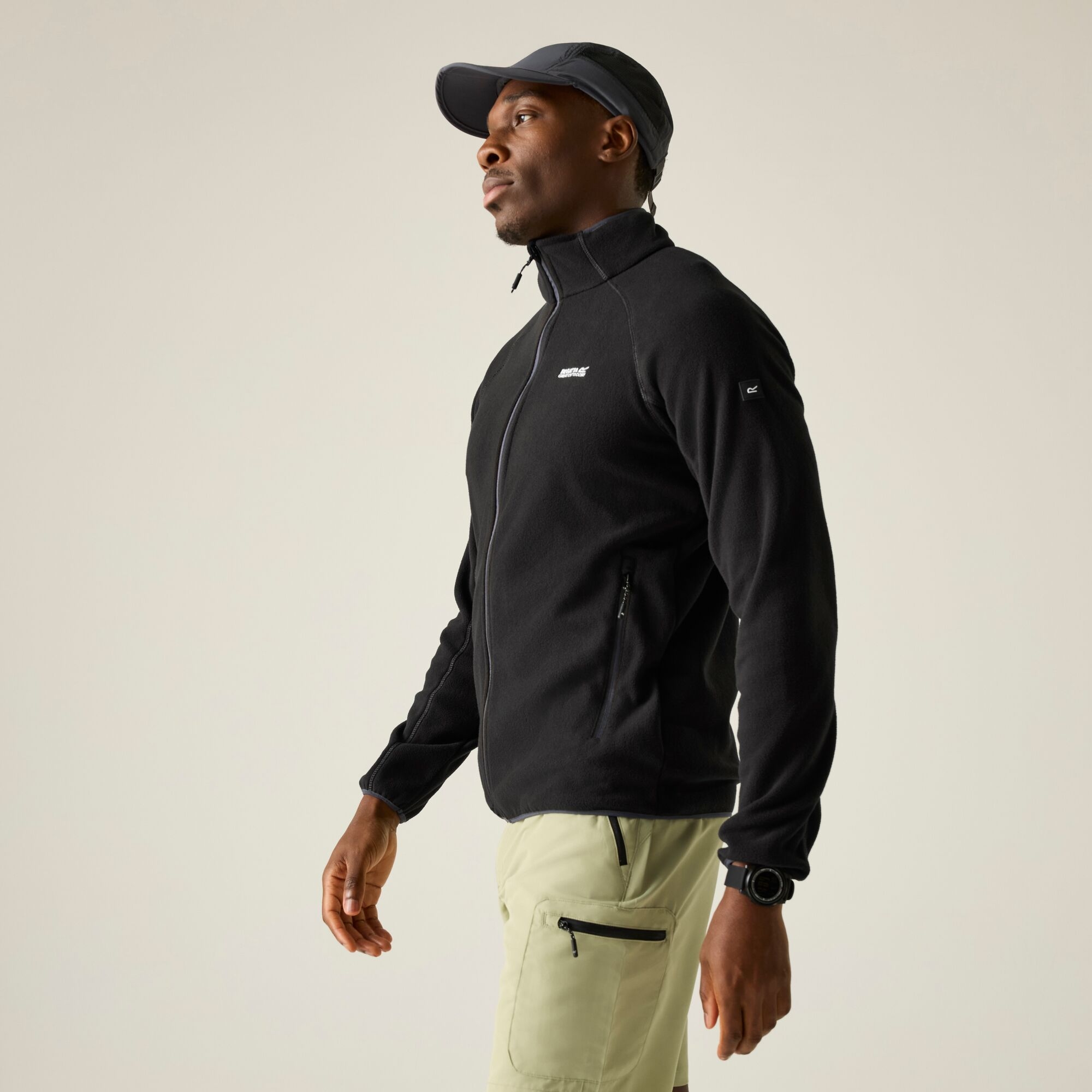 Regatta Regatta Polar męski rozsuwany Hadfield Czarny