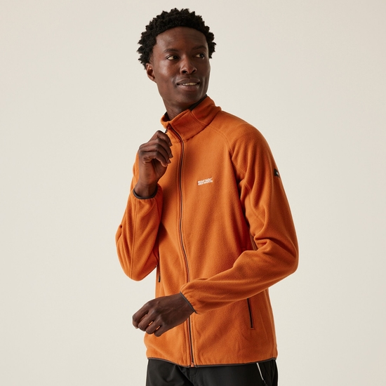 Men's Hadfield Full Zip Fleece Burnt Copper