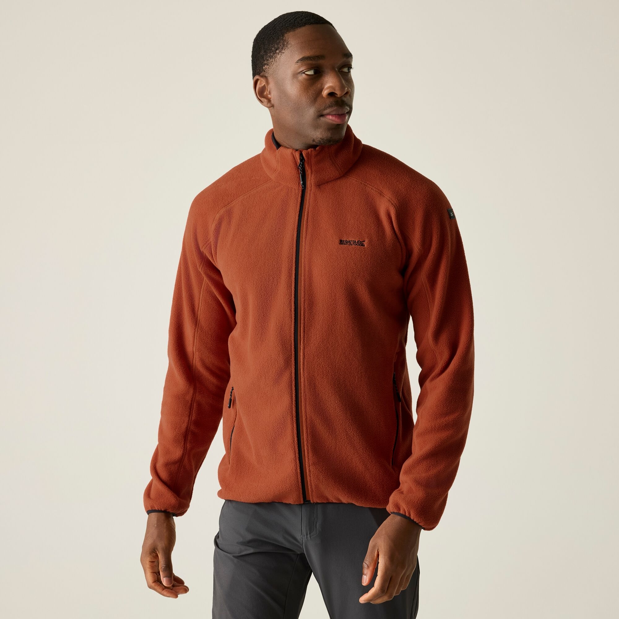 Regatta   Polar męski rozsuwany Hadfield Czerwony