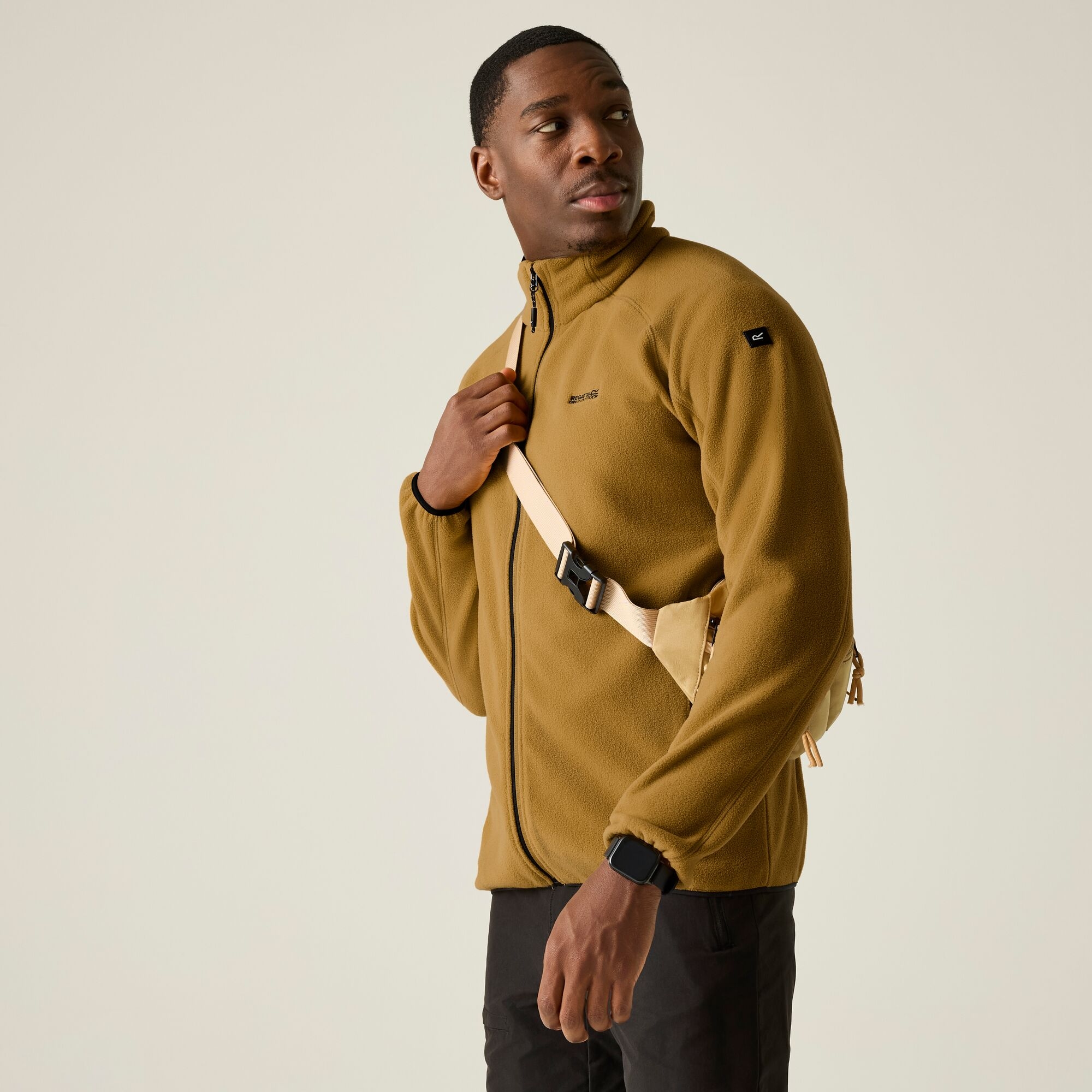 Regatta Polar męski rozsuwany Hadfield Brązowy