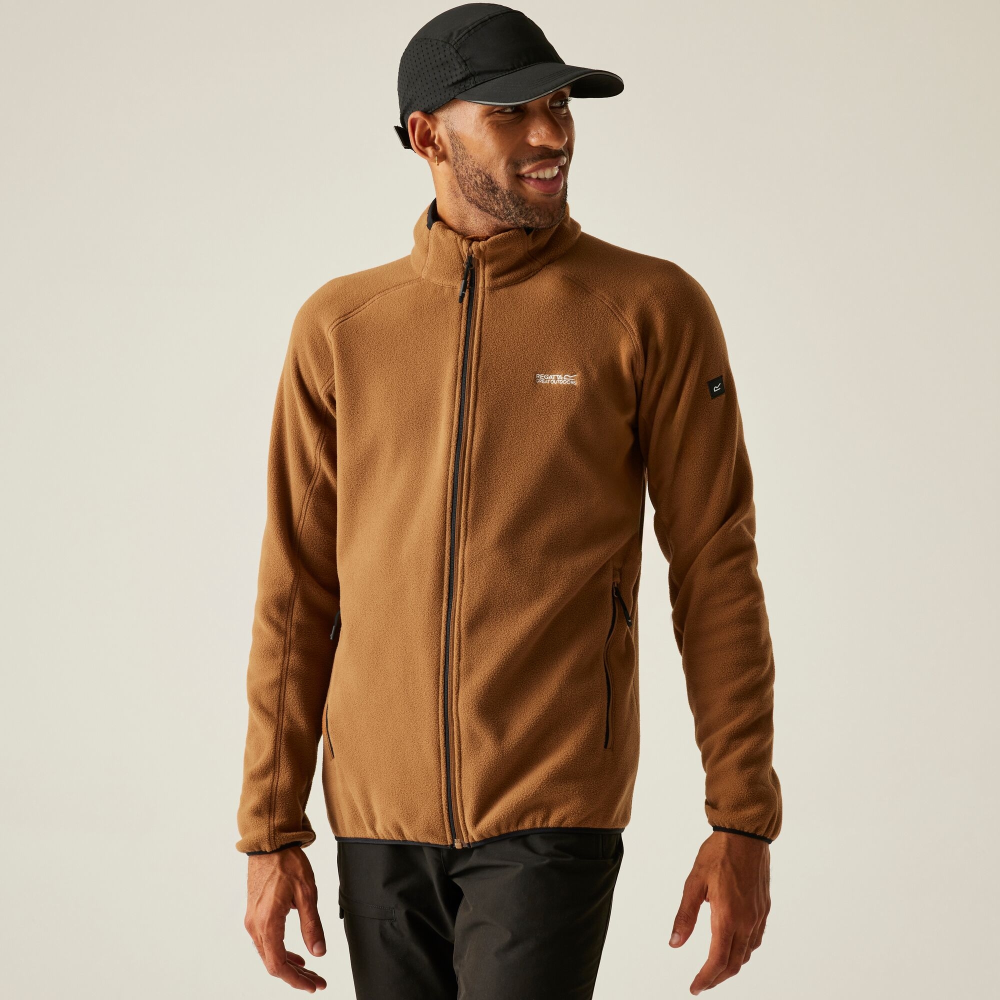 Regatta Polar męski rozsuwany Hadfield Brązowy