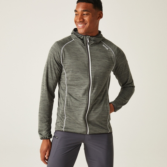 Yonder Homme Sweat à capuche zippé Vert