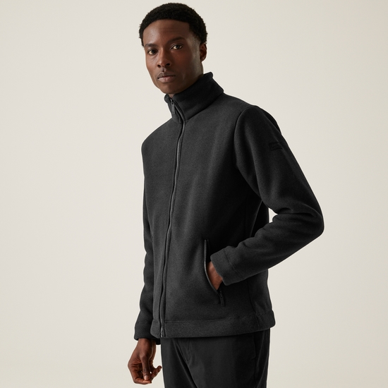 Men's Garrian II Full Zip Fleece Ash Black Lining