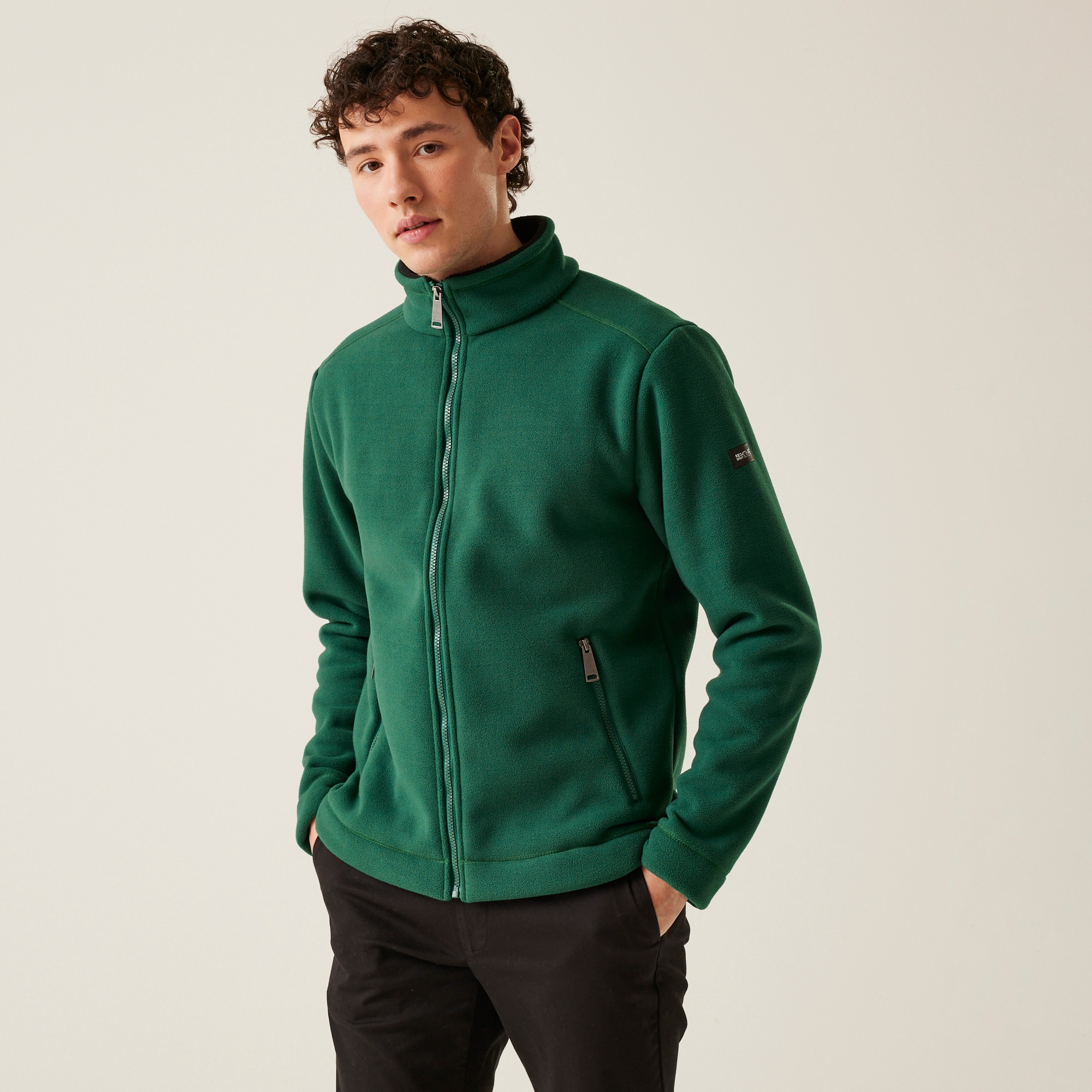 Regatta Męski Polar z Suwakiem Garrian II Zielony, Rozmiar: 4Xl