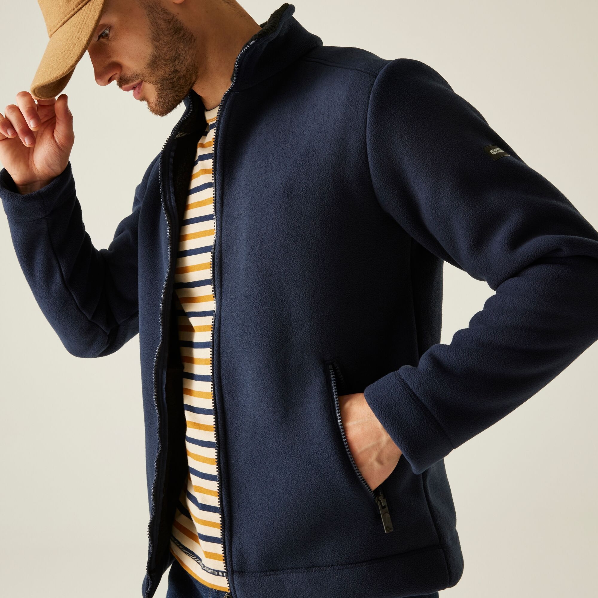 Regatta Polar męski rozsuwany Garrian II Granatowy