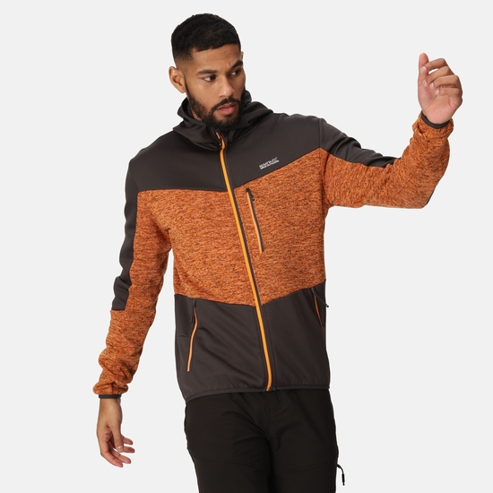 Men's Cadford V Full-Zip Fleece Orange Pepper Ash