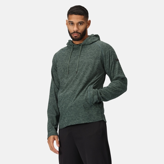 Men's Edley Fleece Hoodie Dark Forest Green