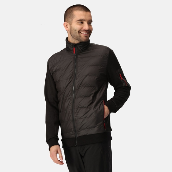 Men's Colliston Baffled Fleece Jacket Black