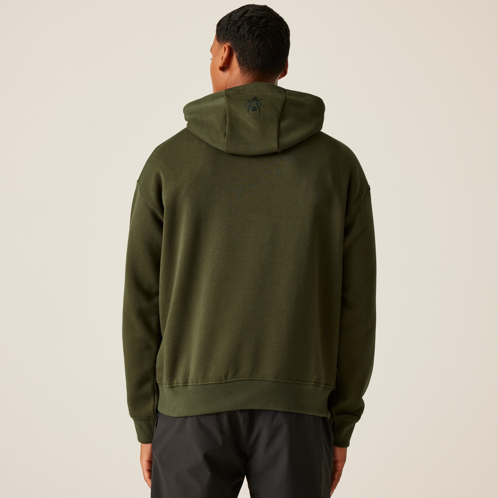 Regatta Christian Lacroix Męska bluza z kapturem Miramas Ciemne khaki