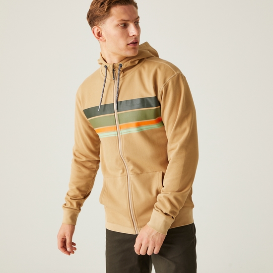 Shorebay II Hoodie mit durchgehendem Reißverschluss für Herren Beige