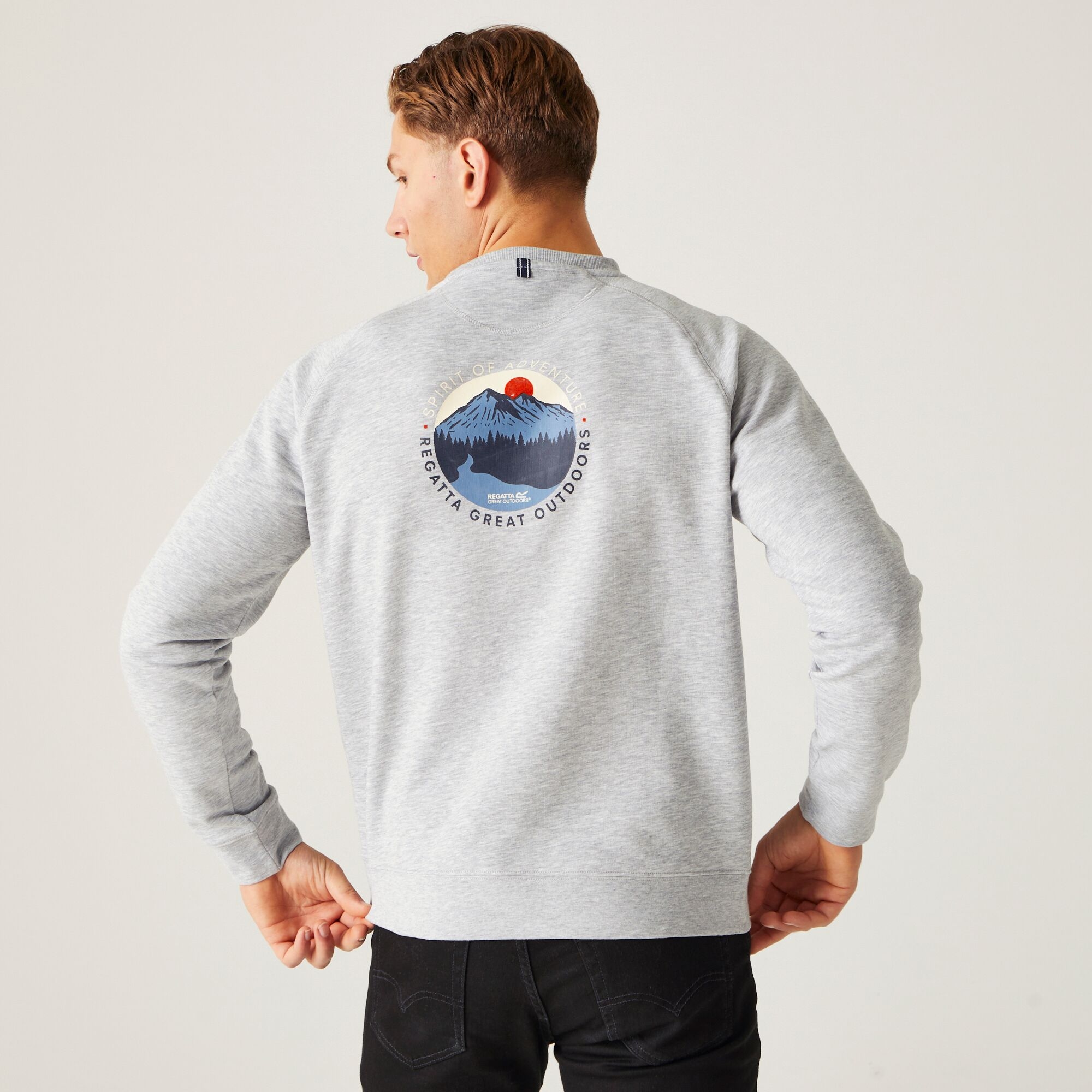 Regatta Męska Bluza Nithsdale Szary