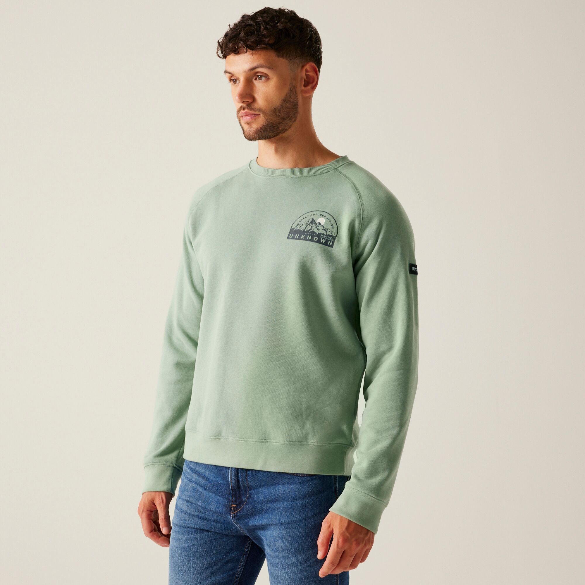 Regatta Męska Bluza Nithsdale Lodowy Błękit, Rozmiar: 3XL