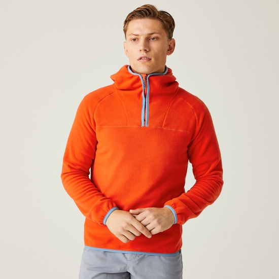 Men's Kathan Fleece Hoody Rusty Orange