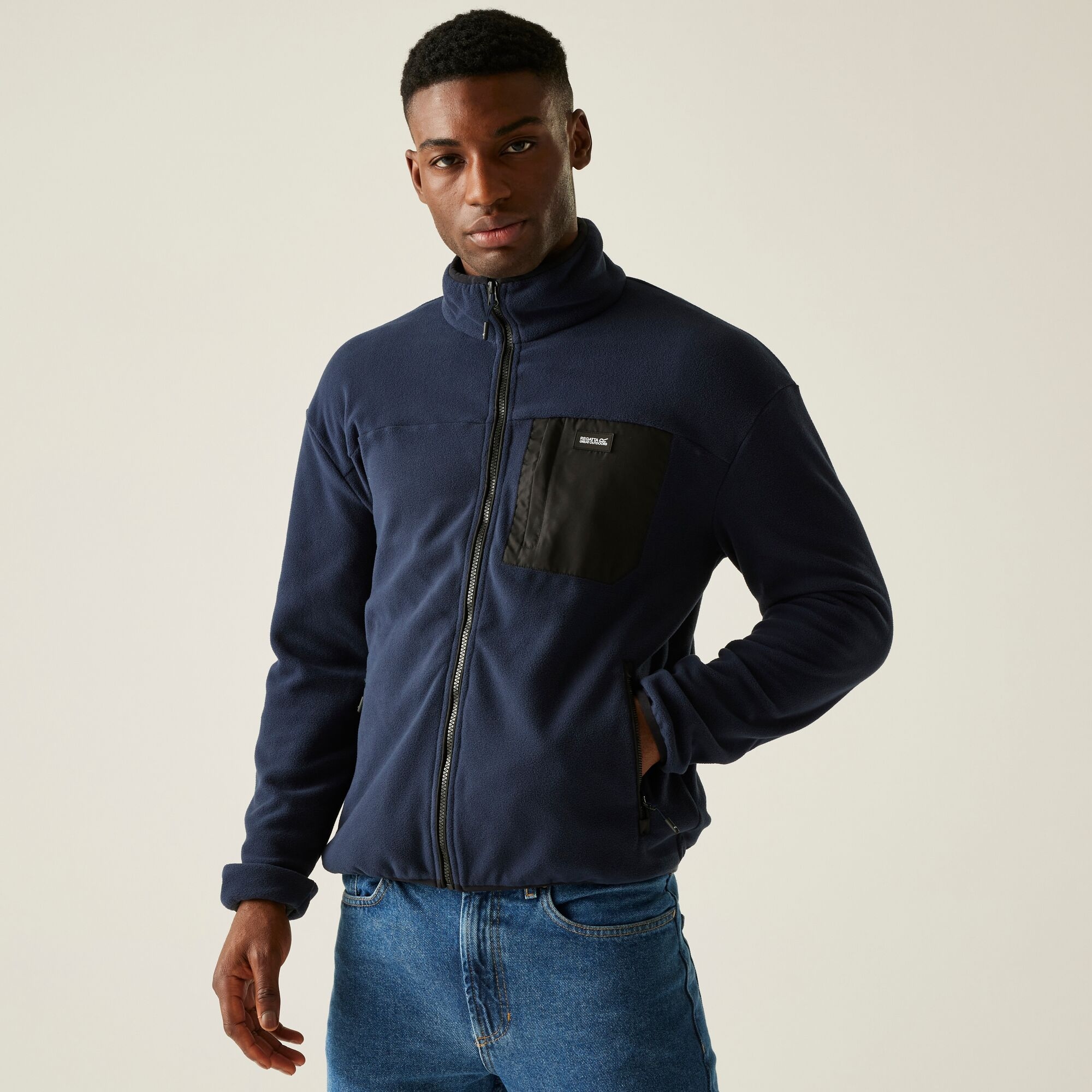 Regatta Polar męski rozsuwany Frankie Niebieski