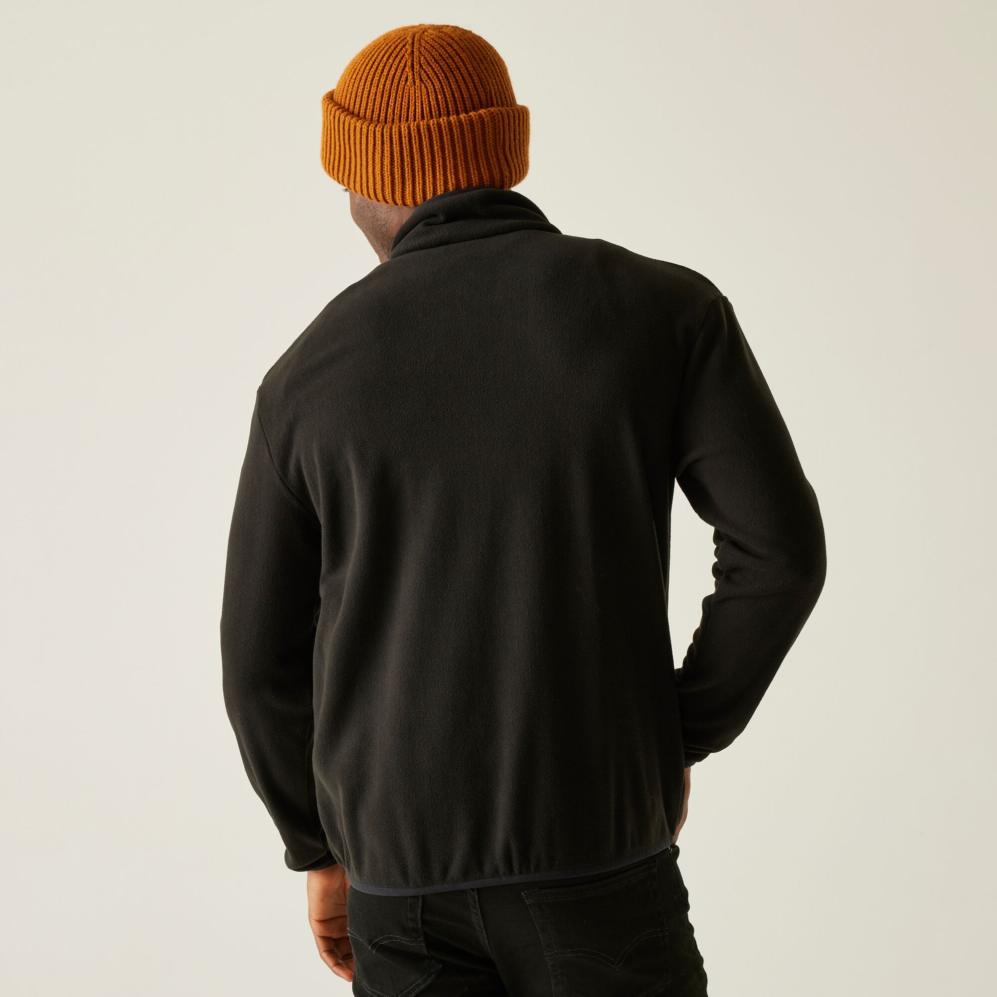 Polar męski rozsuwany Frankie Czarny