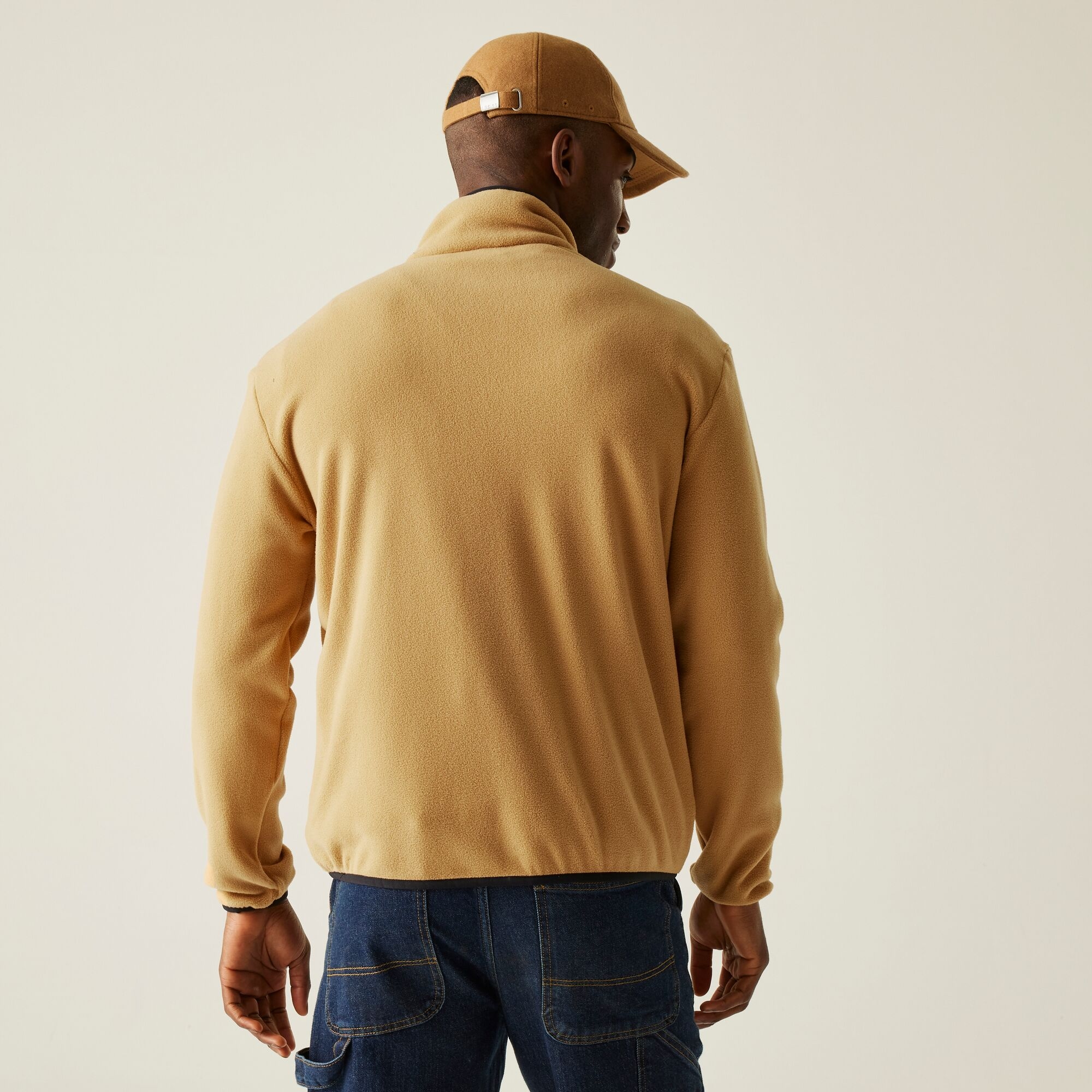 Regatta Men's Lightweight Frankie Full Zip Fleece Beige, Size: S