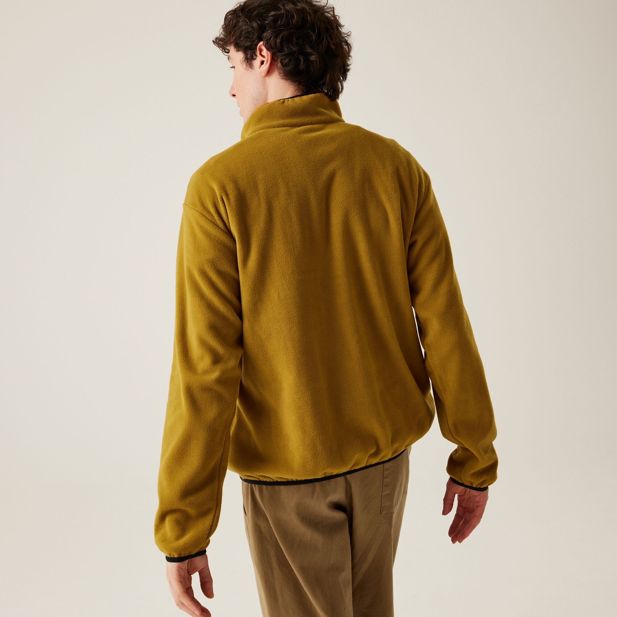 Polar męski z suwakiem 1/2 Frankie Brązowy