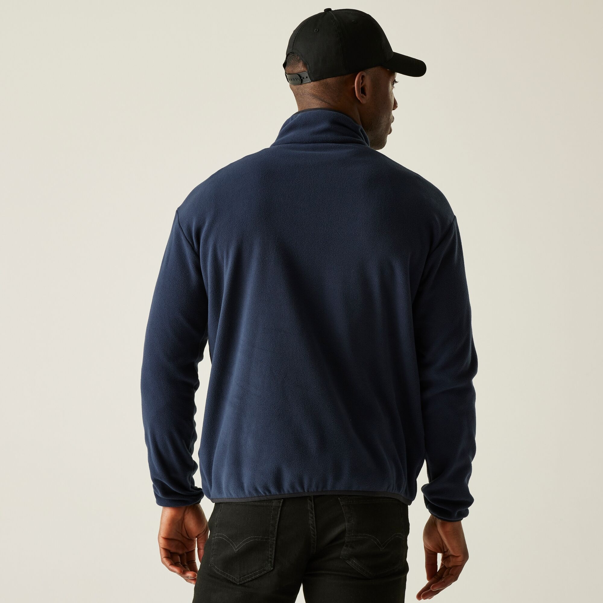 Polar męski z suwakiem 1/2 Frankie Granatowy