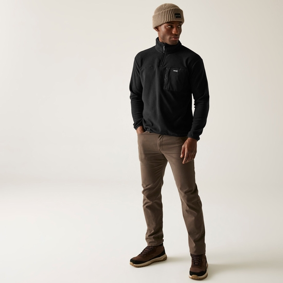 Polar męski z suwakiem 1/2 Frankie Czarny